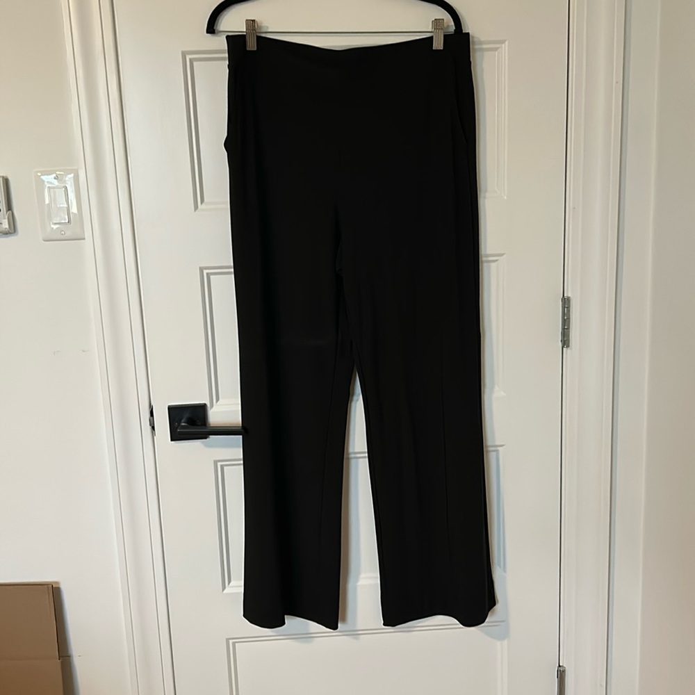 White House Black Market wide leg pull on pants